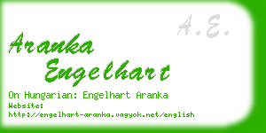 aranka engelhart business card